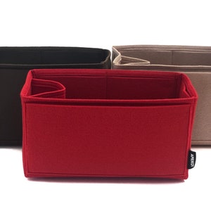 Organizador LV Alma MM PM para bolsos de tamaño mediano, inserto de fieltro de mezcla de lana que se adapta a los tamaños de bolsos Louis Vuitton Alma, textura suave, ligero