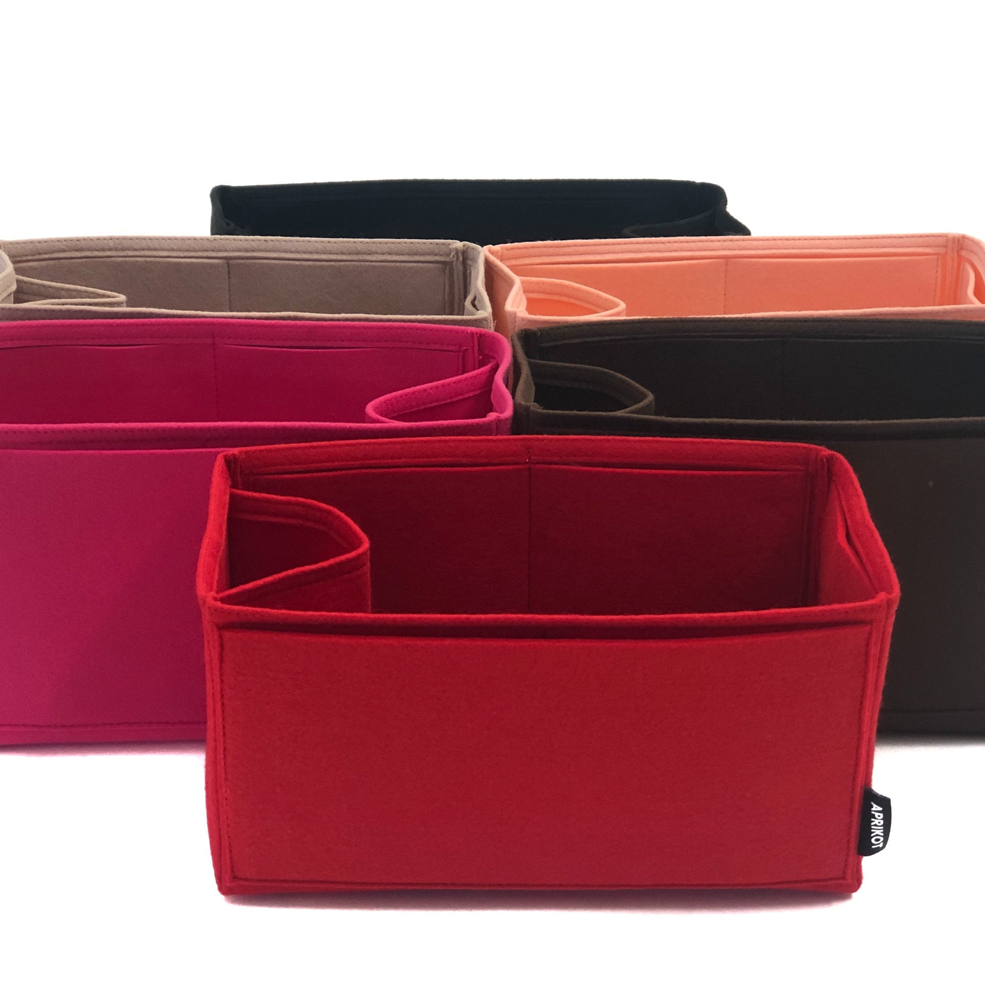 For DIOR Book Tote Make up Organizer Felt Cloth Handbag Insert Bag Travel  Inner Purse Portable Cosmetic Bags - AliExpress