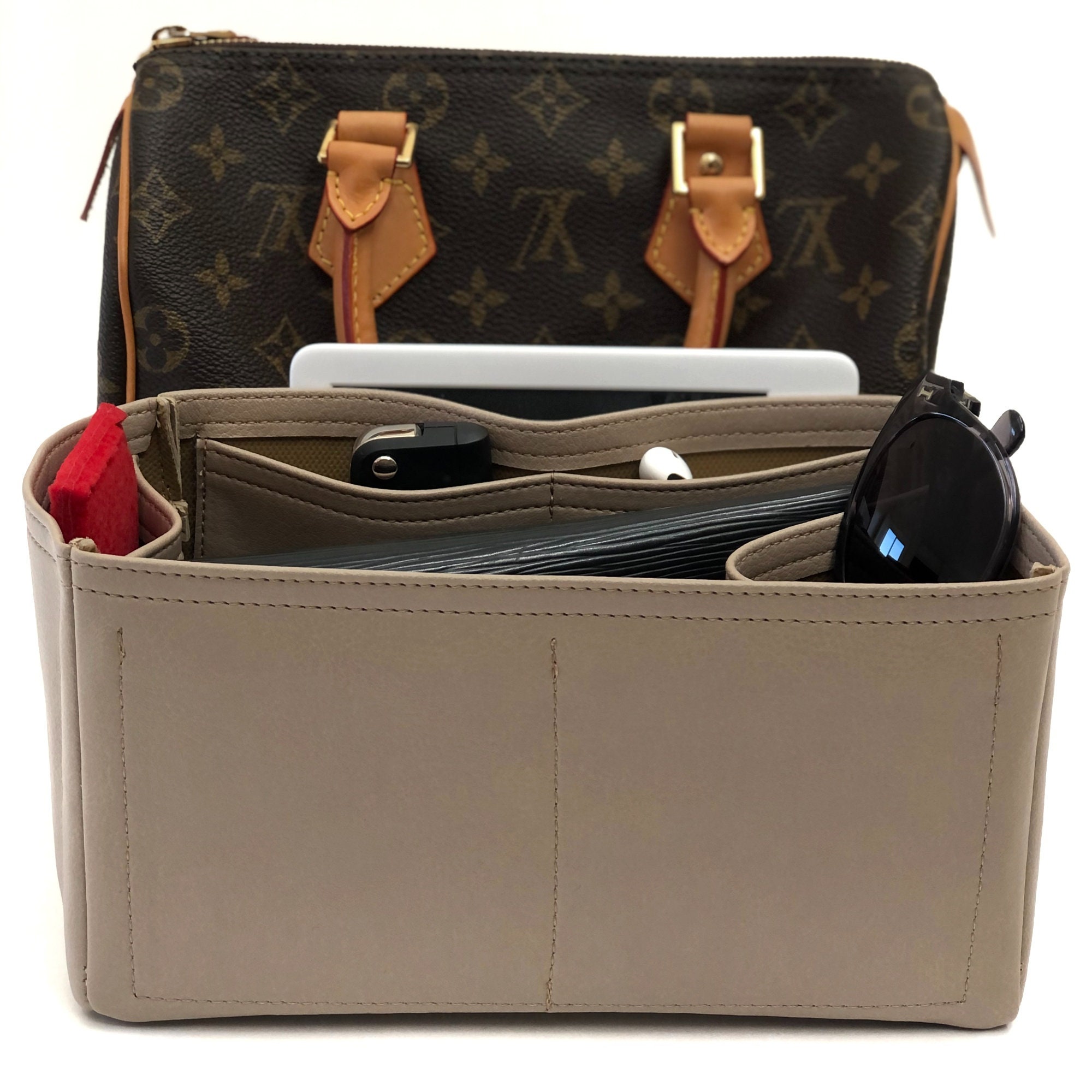 Designed for LV Keepall 45 AlgorithmBags® Luxury Organizer Shaper Insert  Liner for Louis Vuitton