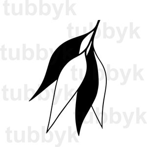 Gumleaves SVG, Eucalyptus SVG, SVG, svg files, Leaves svg, Leaf svg, Silhouette, Cricut, Plant svg, nature svg, Clip Art, Cut File, Vector