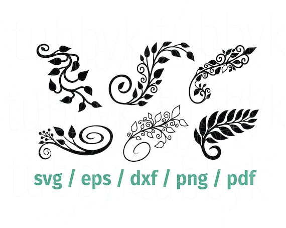 Download Svg Bundle Swirl Svg Svg Leaf Bundle Swirl Bundle Vine Etsy