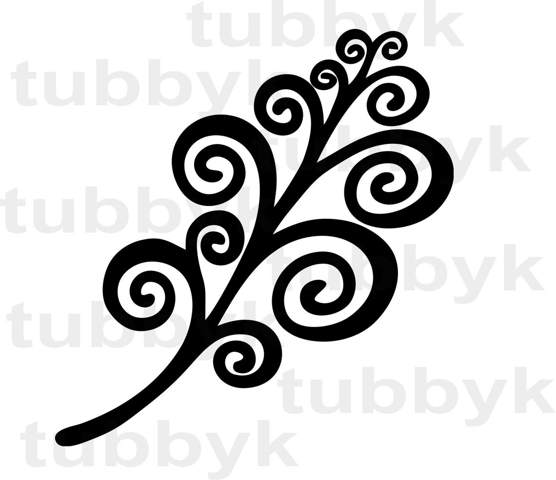 Swirl SVG. Branch SVG, SVG File, Swirl Branch Svg, Digital File, Vector