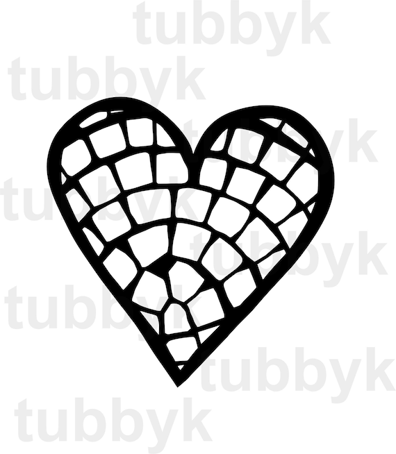 Download Heart Svg Mosaic Svg Svg File Silhouette Cricut Cut File Etsy