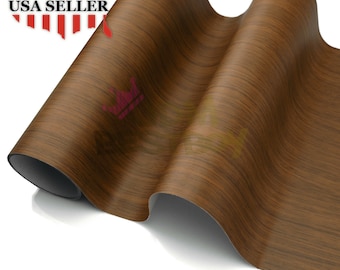 4/"x8/" Sample Wood Grain Vinyl Wrap Sticker Car Home Kitchen Decoration DIY #1536