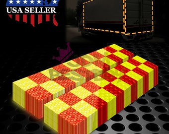 DOT-C2 Conspicuity Arrow Reflective Tape Strip 1 Foot Safety Warning Trailer RV