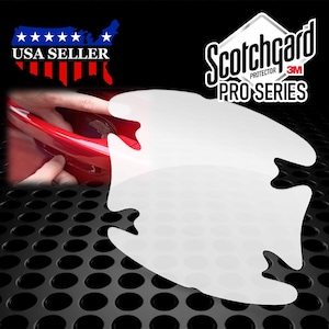 3M Scotchgard Pro Series Door Handle Guard Gloss Clear Door Cup TPU Paint Protection Film PPF Anti-Scratch Sticker Brace Style A Style B