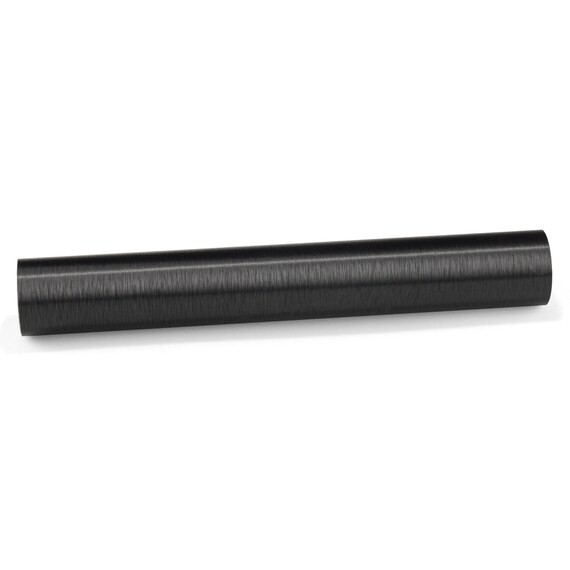 thumbnail image 2 of Premium Black Brushed Aluminum Steel Vinyl Wrap - Bubble Free Air Release - EZAUTOWRAP 2 of 4