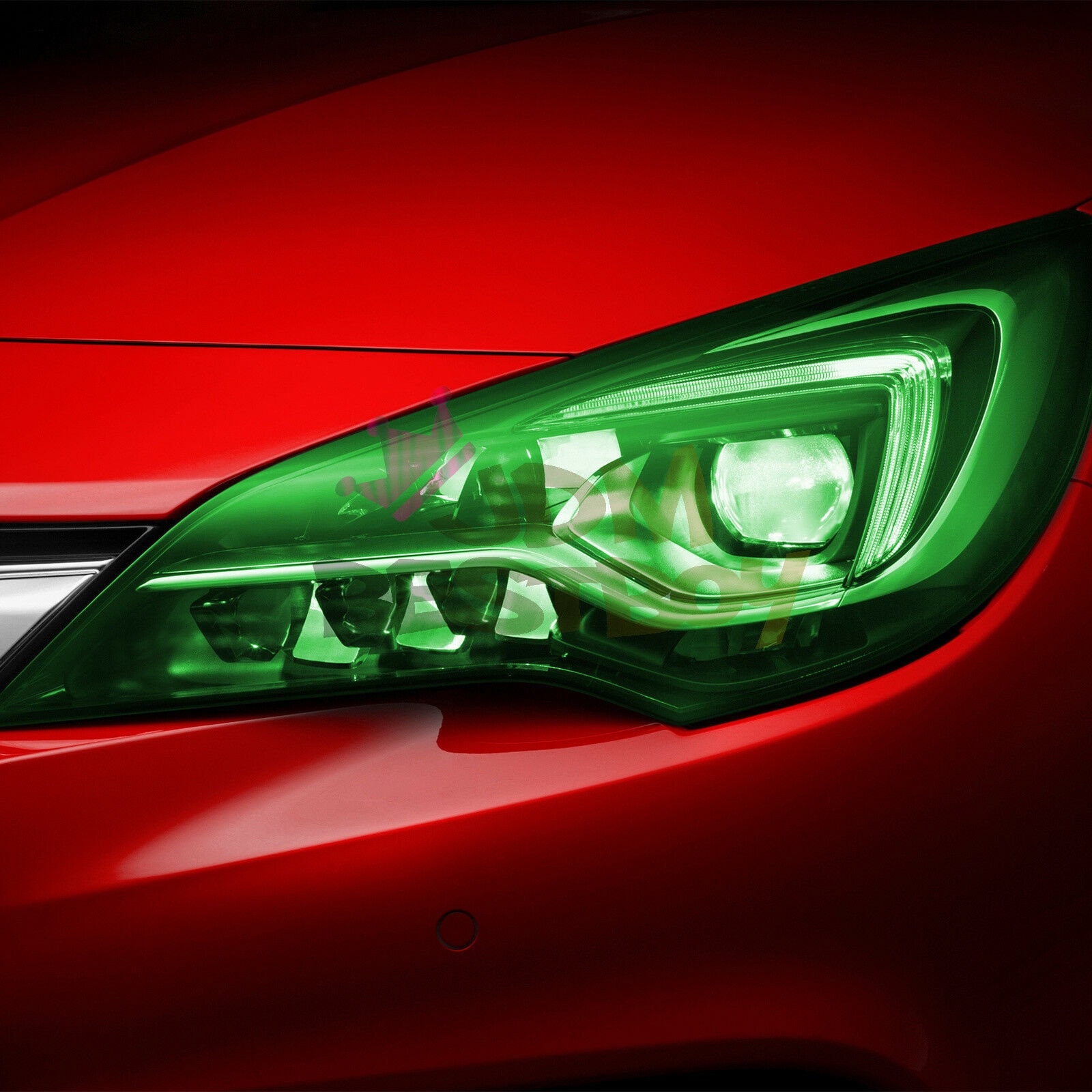 Glossy Gloss Green Headlight Tint Fog Light Tail light Vinyl Etsy