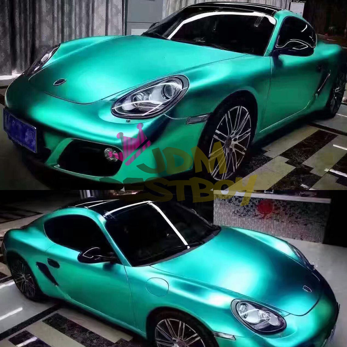 Green Anodized Chrome Metallic Matte Car Vinyl Wrap Sticker Etsy