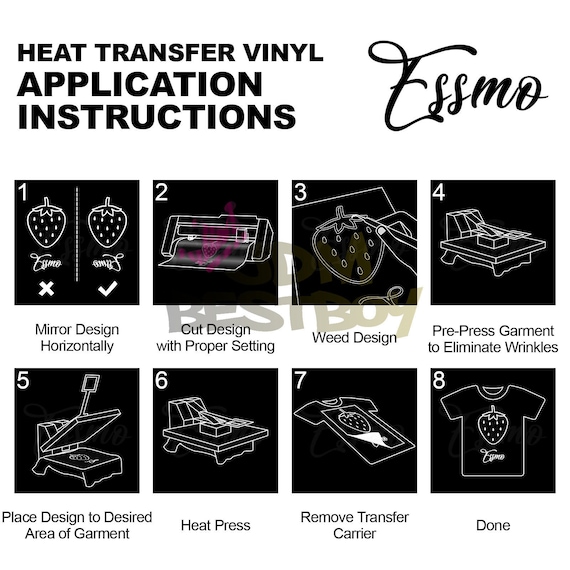 ESSMO™ Reflective Yellow Heat Transfer Vinyl HTV T-shirt 20 Wide