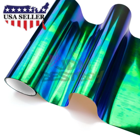 Purple Car Light Film Sticker Vinyl Headlight Taillight Transparent Di