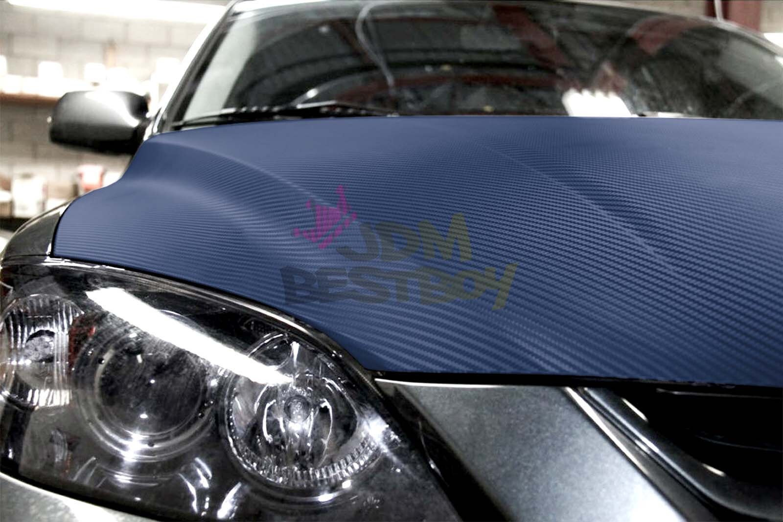 Buy Navy Blue 3D Matte Carbon Fiber Texture Car Vehicle Vinyl Wrap Sticker  Decal Air Release Bubble Free DIY Film Online in India 