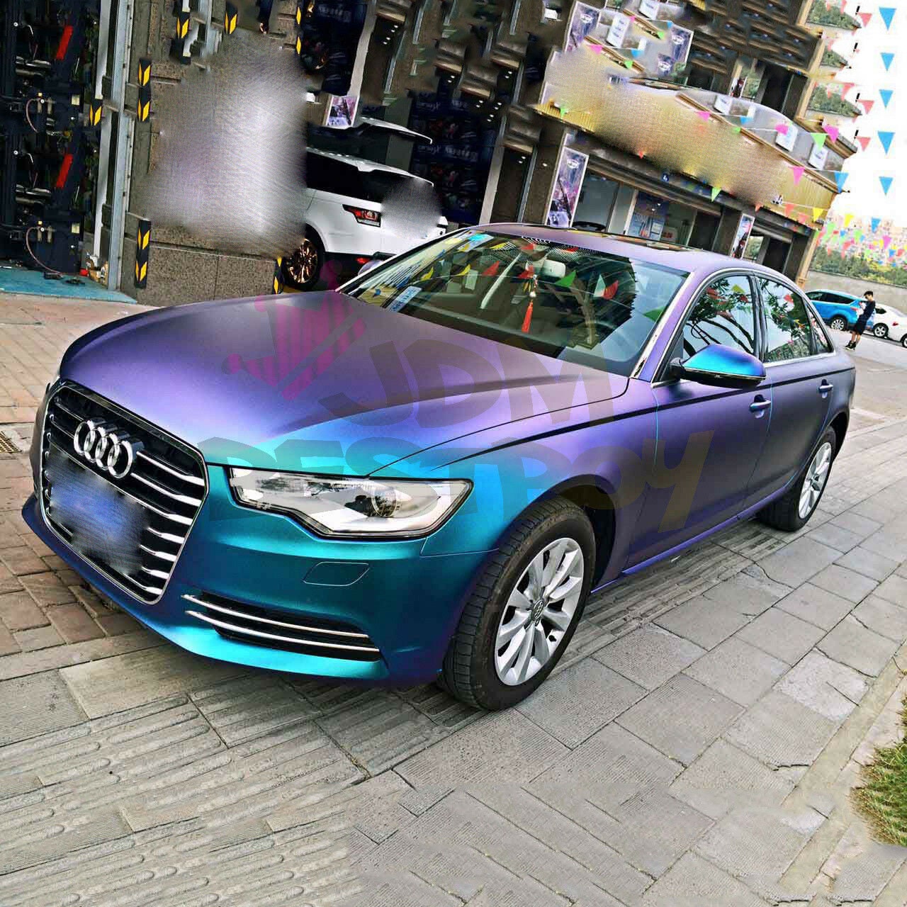 3D Matte Carbon Fiber Chameleon Purple Blue Sticker Decal - Etsy