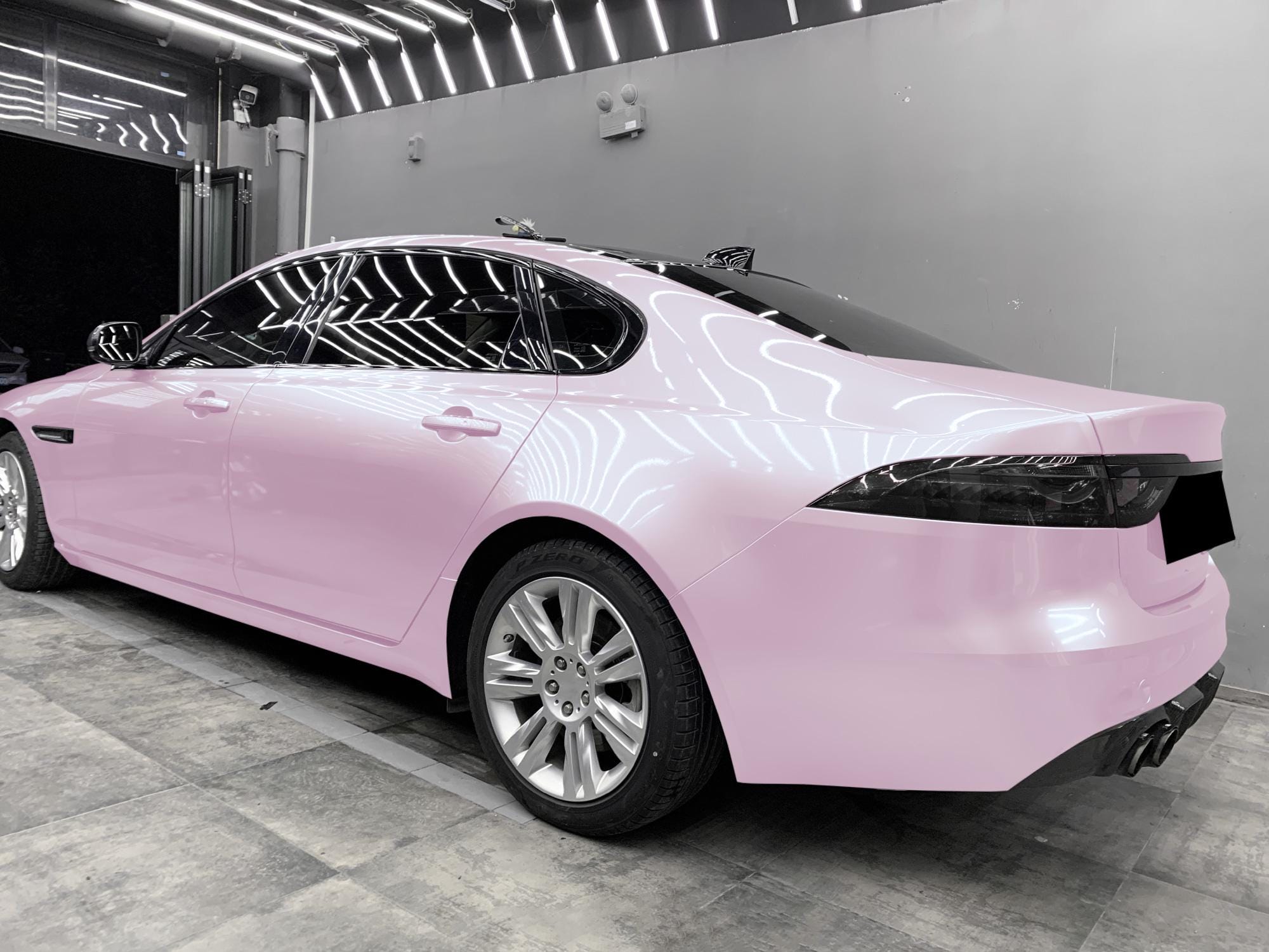 【新品】Her lip to Cherry Pink Pearl Pierces Cherry Pink Gloss Pearlescent Car Vehicle Vinyl Wrap Sticker