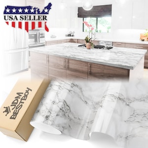 Gloss Marble 8186 Granite Look Vinyl Wrap Sticker Decal Car Vehicle Furniture Countertop Home Kitchen Decoration