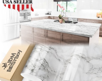 Gloss Marble 8186 Granite Look Vinyl Wrap Sticker Decal Car Vehicle Furniture Countertop Home Kitchen Decoration