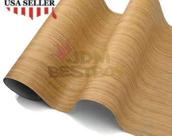 Oak Wood Textured Grain Decal Vinyl Wrap Sticker for Furniture Kitchen #1393