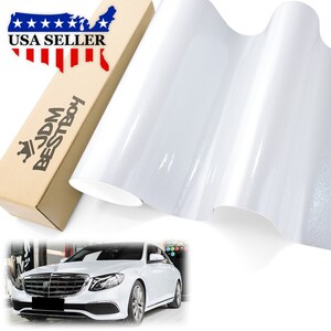 Sparkle White Gloss Glitter Diamond Car Vehicle Vinyl Wrap Sticker Decal Air Release Bubble Free DIY Film