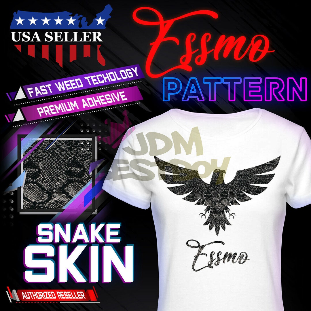 ESSMO™ 10 Snake Skin Pattern Heat Transfer Vinyl HTV - Etsy