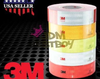 3M 983 32 XX 50yds Red/White Diamond Grade Conspicuity Material