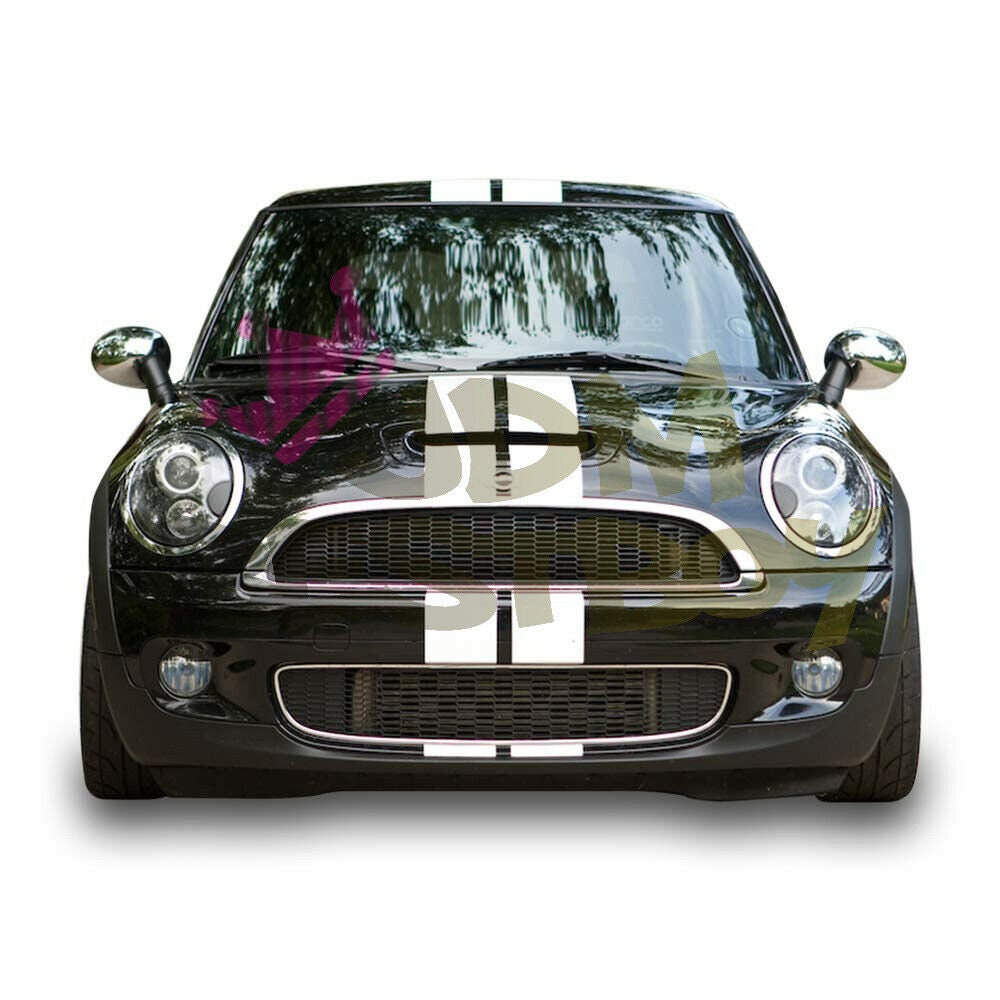 Solid Color Racing Stripe Free Kit Matte Color Racing Stripes Vinyl Wrap Rally Sticker 10/20/25 ...