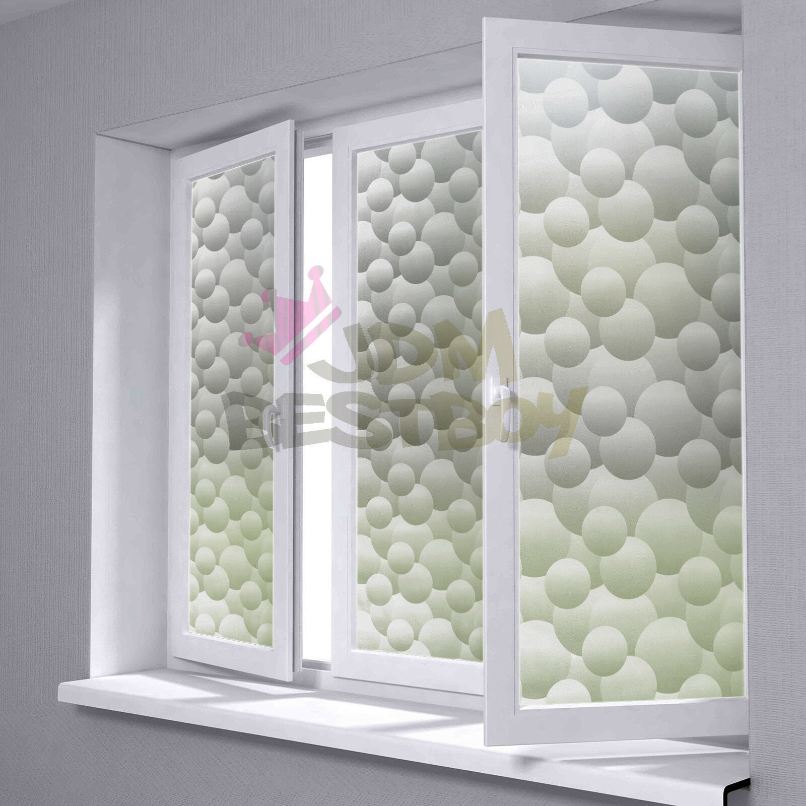 Frosted Bubble Film Glass Home Bathroom Window Security Etsy