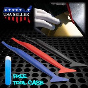 Tuck Tools 3 Hardness Flexible Squeegee Car Window Tint Vinyl Wrapping Kit