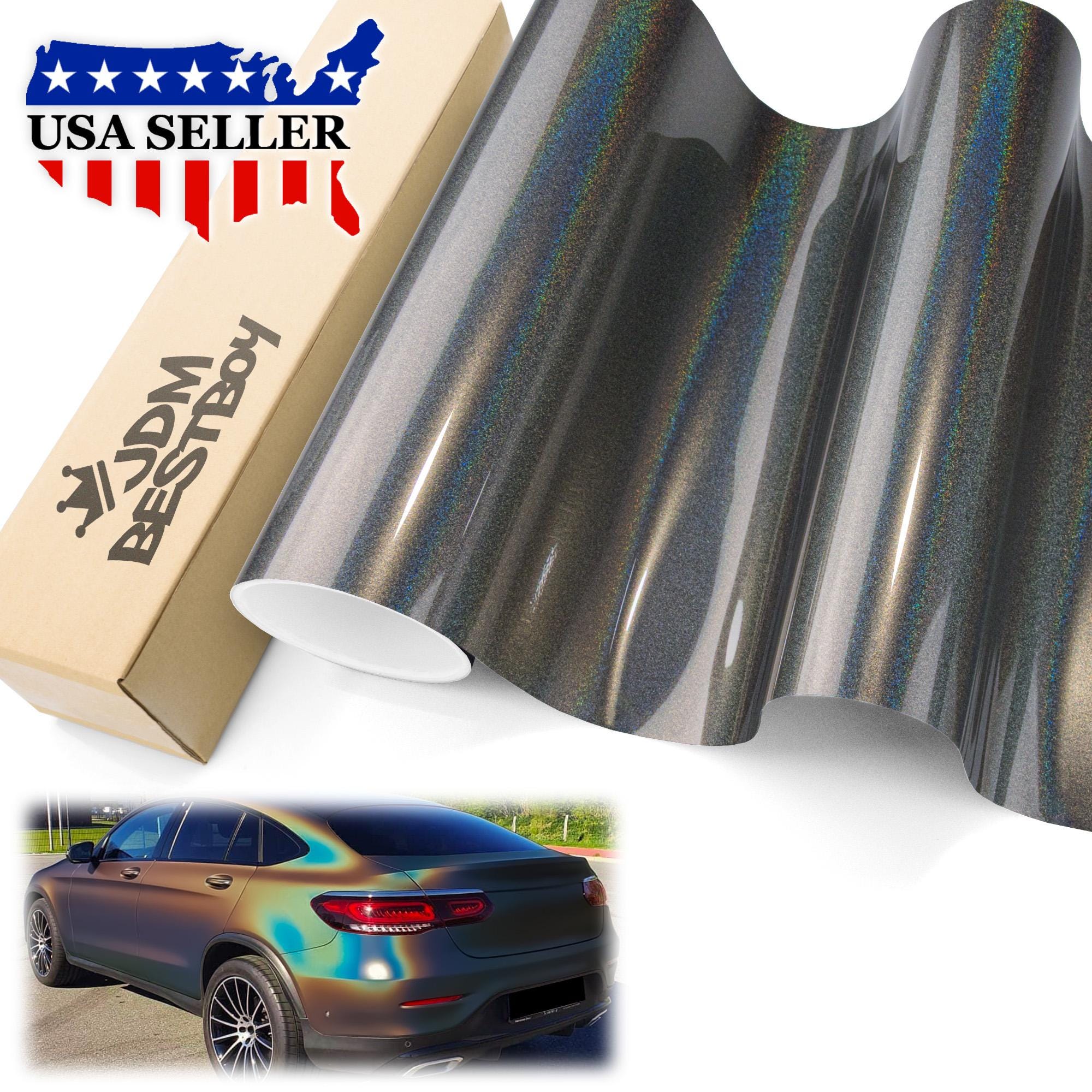 Gray Laser Flip Gloss Psychedelic Holographic Rainbow Gloss
