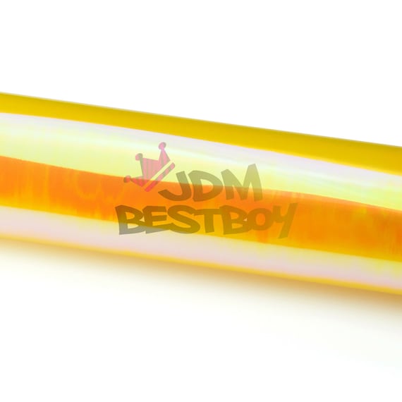 12X72 Golden Gloss 3000K Yellow Tint Fog Headlight Light Taillight Vinyl Film 12X72 Golden Gloss 3000K Yellow Tint Fog Headlight Light Taillight Vinyl Film