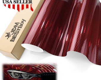4D Black Carbon Fiber Rear Trunk Lip Protector Decal Sticker – 90cm Car Styling