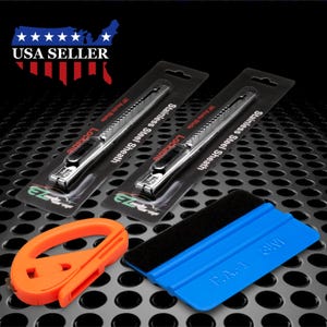 TK13 Professional Car Vinyl Wrapping Window Tinting Application Tool Kit Set Squeegee Blade