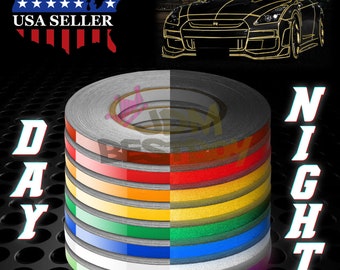 1CM x 150FT Multi-Color Reflective Tape Safety Self Adhesive Striping Sticker Decal