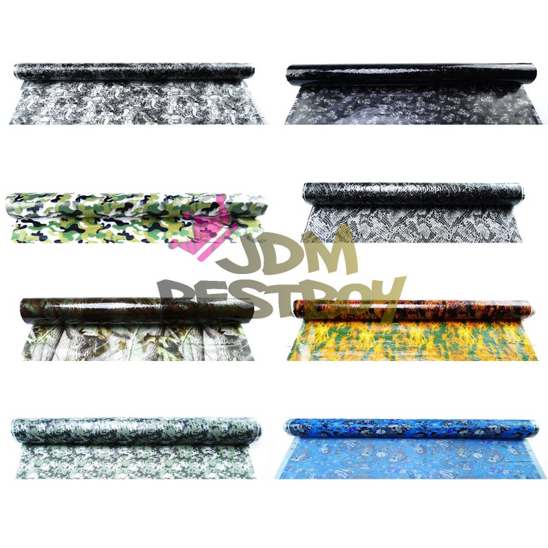 Hydrographic Film Hydro Dipping Dip Water Transfer Black Carbon Fiber #6