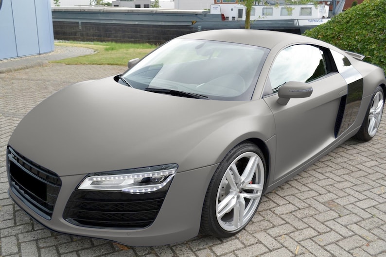 Gray Matte Flat Car Vinyl Wrap Sticker Decal Air Release Bubble Free - Etsy