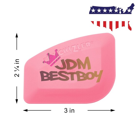 thumbnail image 2 of EHDIS 50pcs Pink Lil Chizler Plastic Scraper Car Wrap Vinyl Film Edge Tuck Squeegee Auto Carbon Window Tint Sticker Application 2 of 10