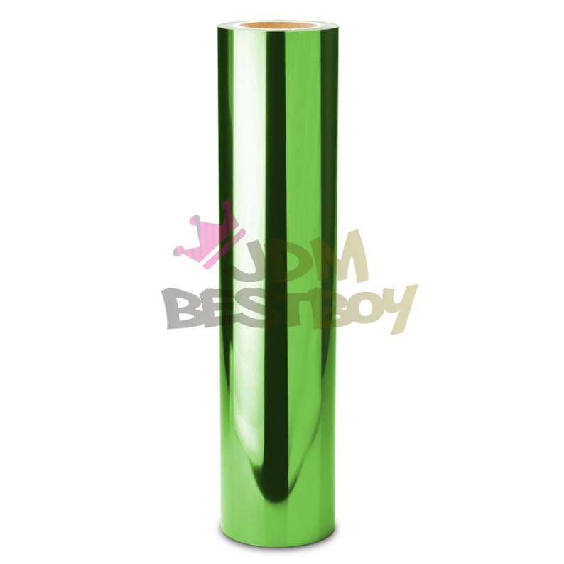 ESSMO\u2122 Green Chrome Heat Transfer Vinyl HTV Easy To Weed Sheet Roll T-Shirt 20 Wide Iron On Heat Press DS17