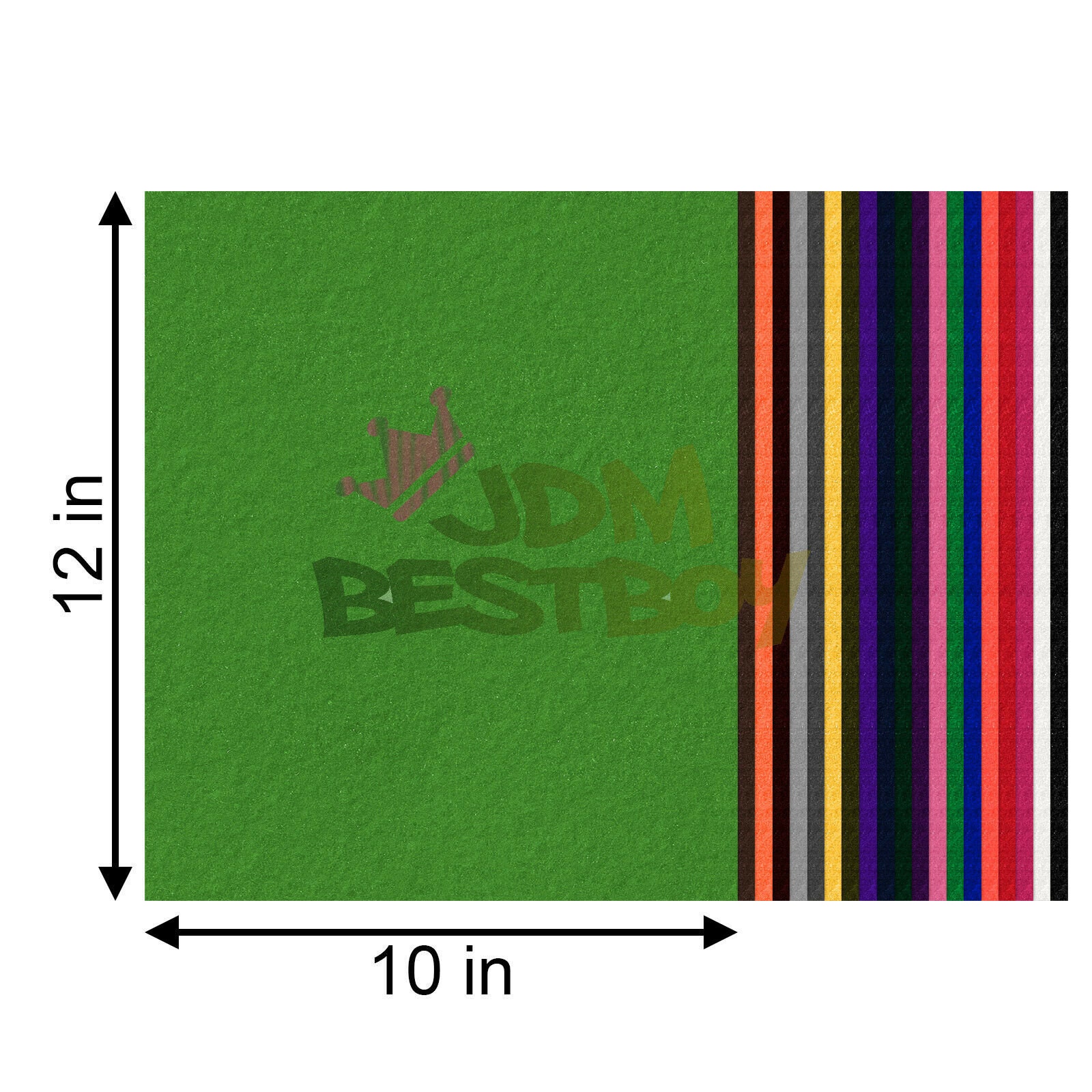20 Colors 20pcs Flock Heat Transfer Vinyl 12x10 T-Shirt HTV Bundle Cricut