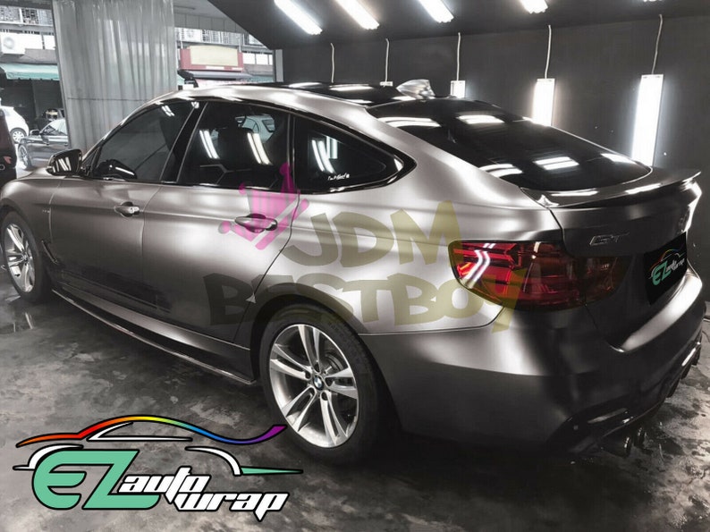 Premium Matte Metallic Satin Pearl Gunmetal Gray Vinyl Wrap Etsy