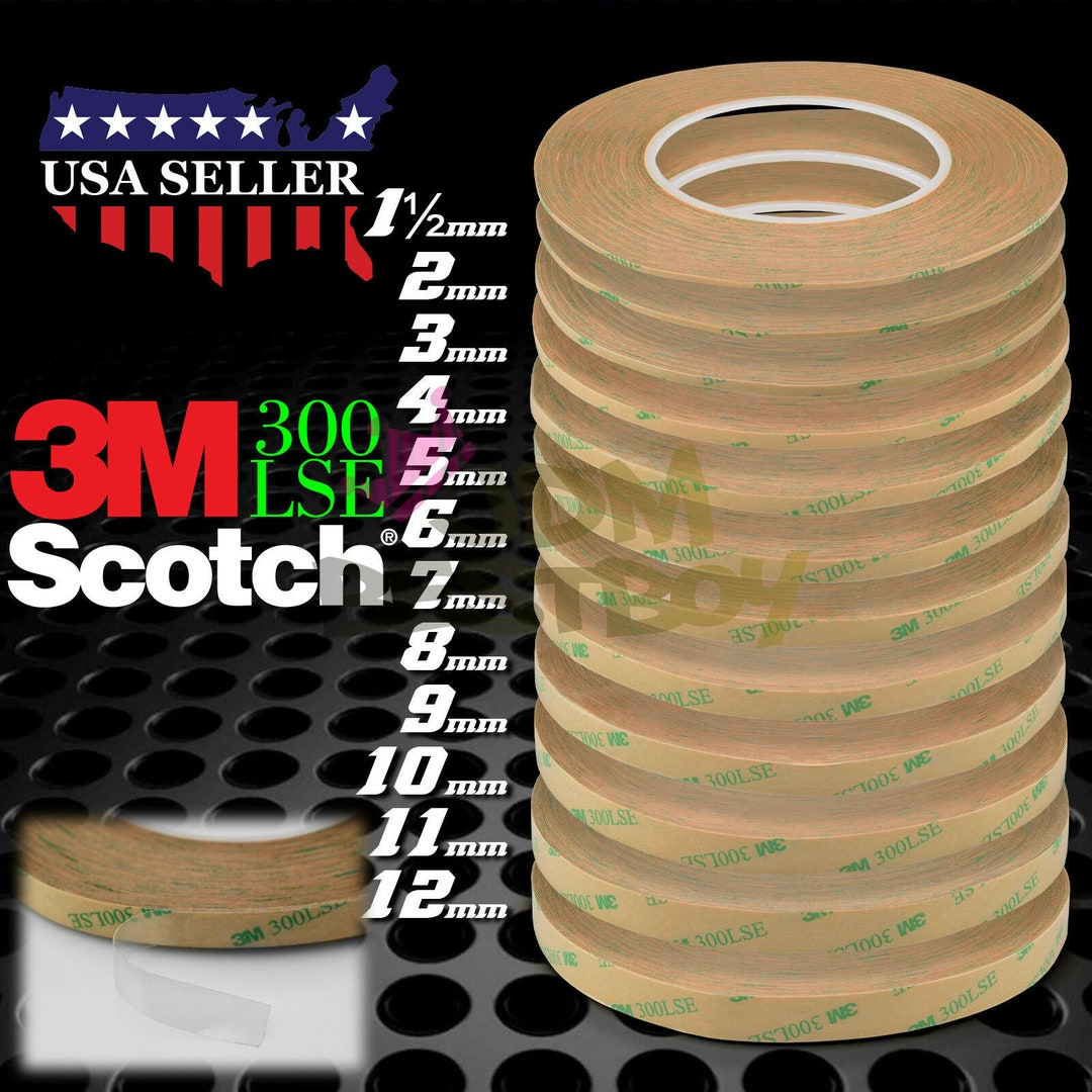 Gemaakt van 9495LE 300LSE zelfklevende tape kleefpad transparant extra sterk lijm touchscreen display mobiele telefoon smartphone tablet schijf kunststof (12 mm x 10 meter