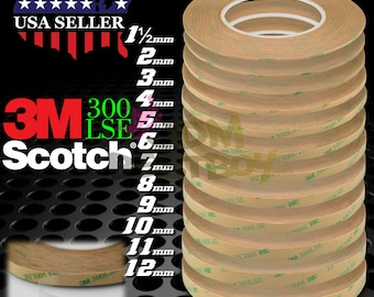 55M/180Ft 3M 300LSE 9495LE Double Sided Tape Clear Transparent Phone Screen LCD