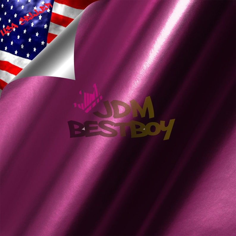 Magenta Purple Anodized Chrome Metallic Matte Car Vinyl Wrap Sticker Decal Air Bubble Free