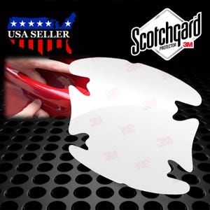 3M Scotchgard Door Handle Guard Gloss Clear Door Cup Paint Scratch Protection Film Sticker Brace Style 01 Style 02
