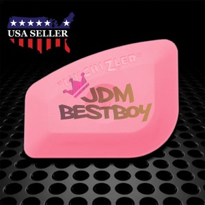 Lil&#39; Chizler Hard-edge Detailer Pink Squeegee Vinyl Wrap Application Tool Scraper DIY
