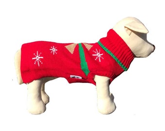 Coco & Pud Christmas Present Dog Sweater