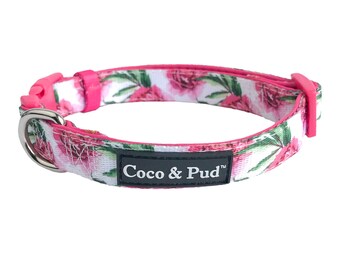 Coco & Pud Peony Dog Collar