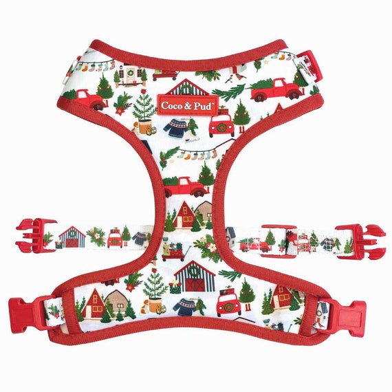 Christmas dog harness discount