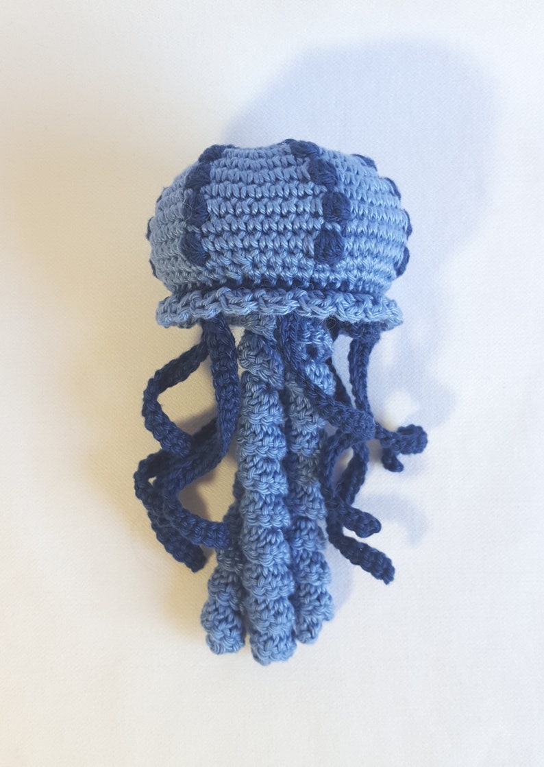 Häkelanleitung Qualle Medusa Krake Jellyfish Spielzeug Anhänger Amigurumi Pdf