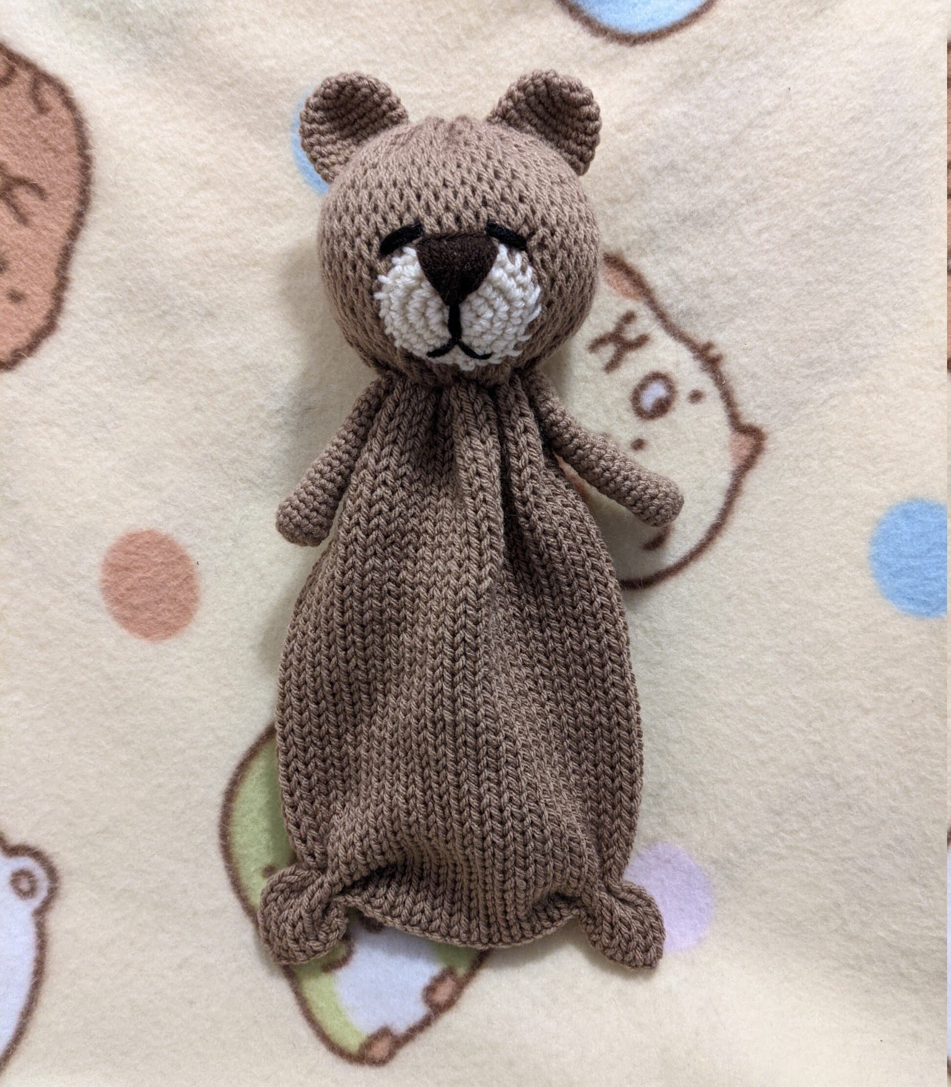 small security blanket bear