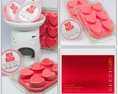 RUSH perfume Wax Melts. Soy Wax Melts,Heart Clamshells or Pots, Soy Wax Melts, Strong Wax Melts Wax Tarts Red Rush