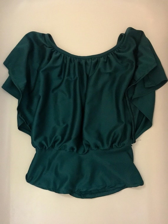 Vintage 1970s disco top